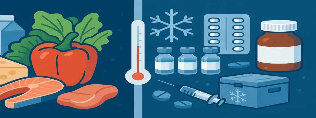 Food-grade vs. pharma-grade walk in refrigeration header